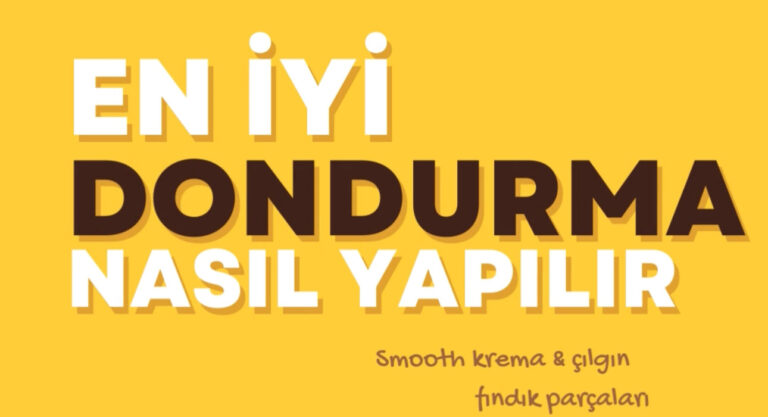 Fındık Parçalı Dondurma Tarifi